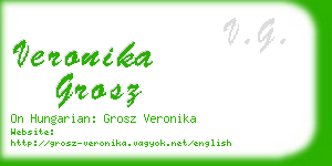 veronika grosz business card